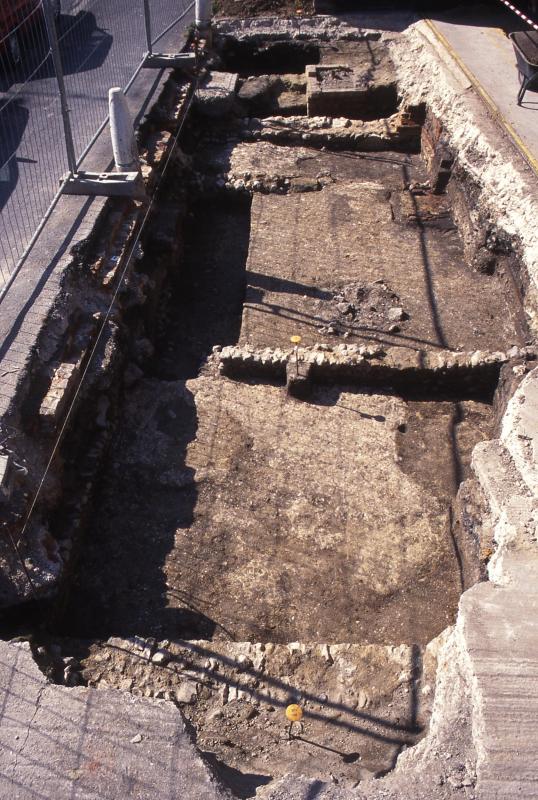 Trench containing possible boundary ditch