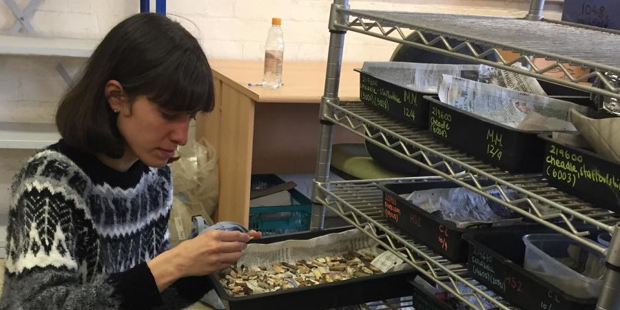Cecilia Levratto work experience at Wessex Archaeology in Sheffield
