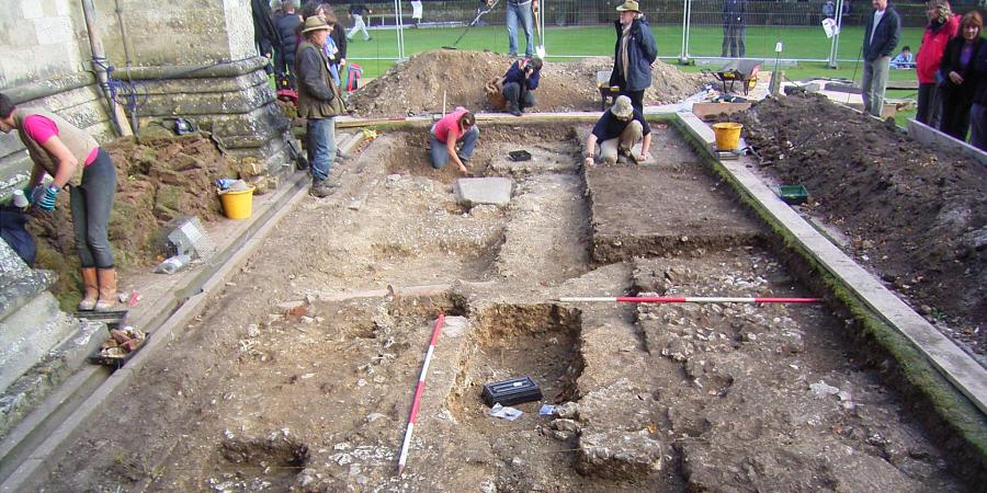 Excavations at Salisbury Cathedral