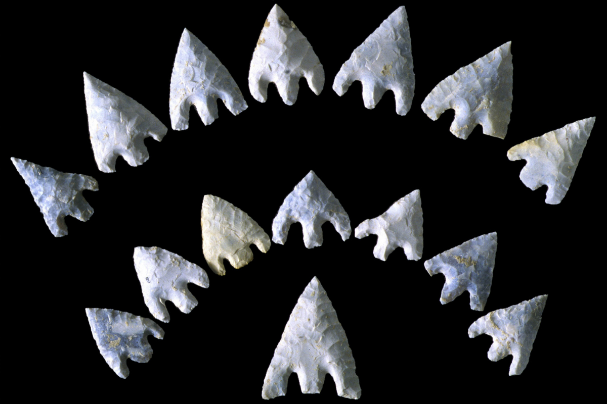 Stone Age arrowheads from Stonehenge