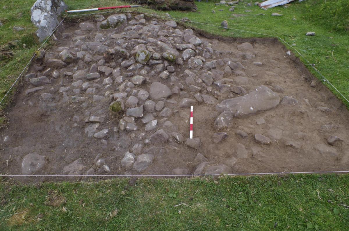 Remains of prehistoric settlement discovered within trench