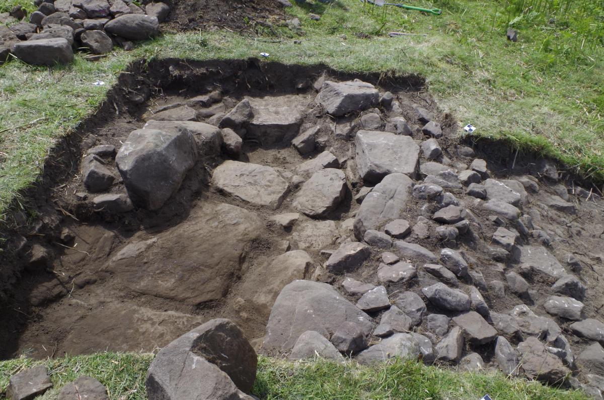 Remains of prehistoric settlement discovered within trench