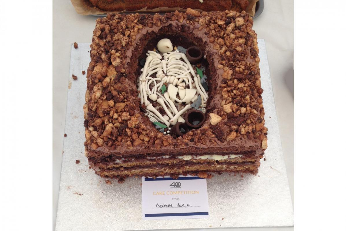 Festival of Archaeology - Beaker Burial Cake