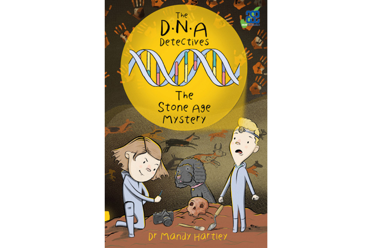The cover of 'The DNA Detectives: The Stone Age Mystery' by Dr Mandy Hartley