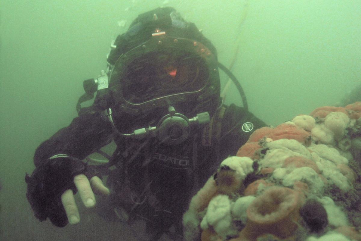 Diving on the Resurgam off the Welsh coast