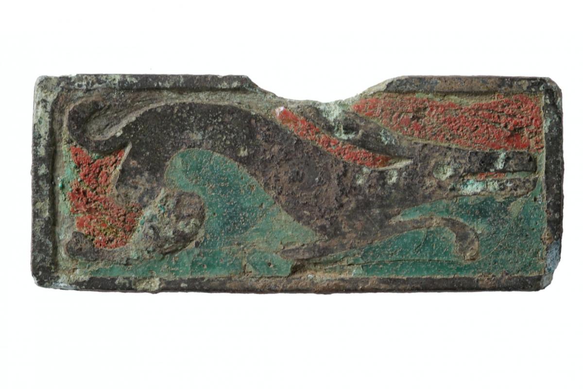 Roman hare brooch from excavations at Beanacre, Wiltshire