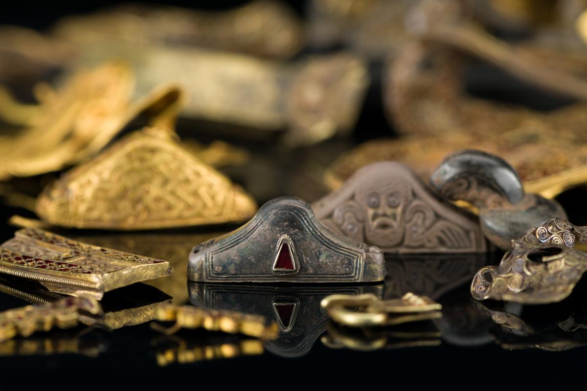The original Staffordshire Hoard which inspired the 'Hoard of our time'