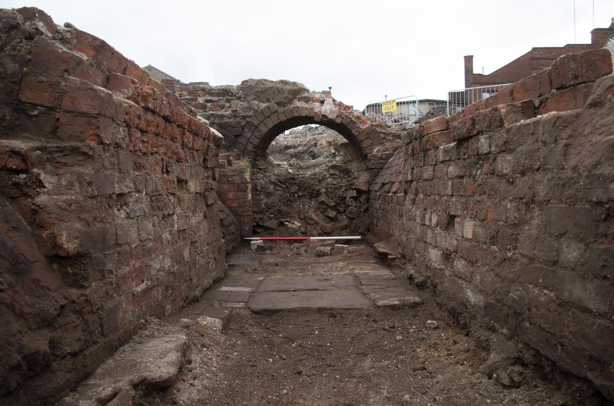 Excavations at Marshall’s Mills, Leeds - Loading/unloading area