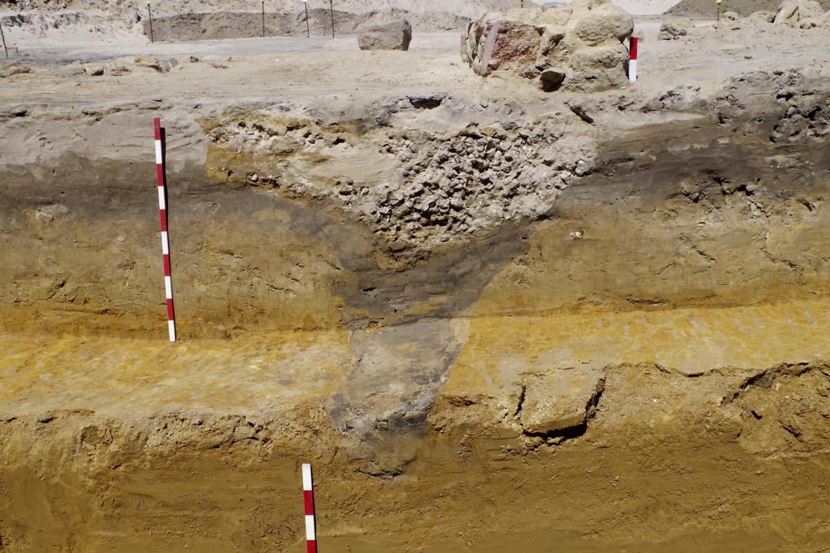 Bronze Age ditch remains uncovered in Grouville, Jersey