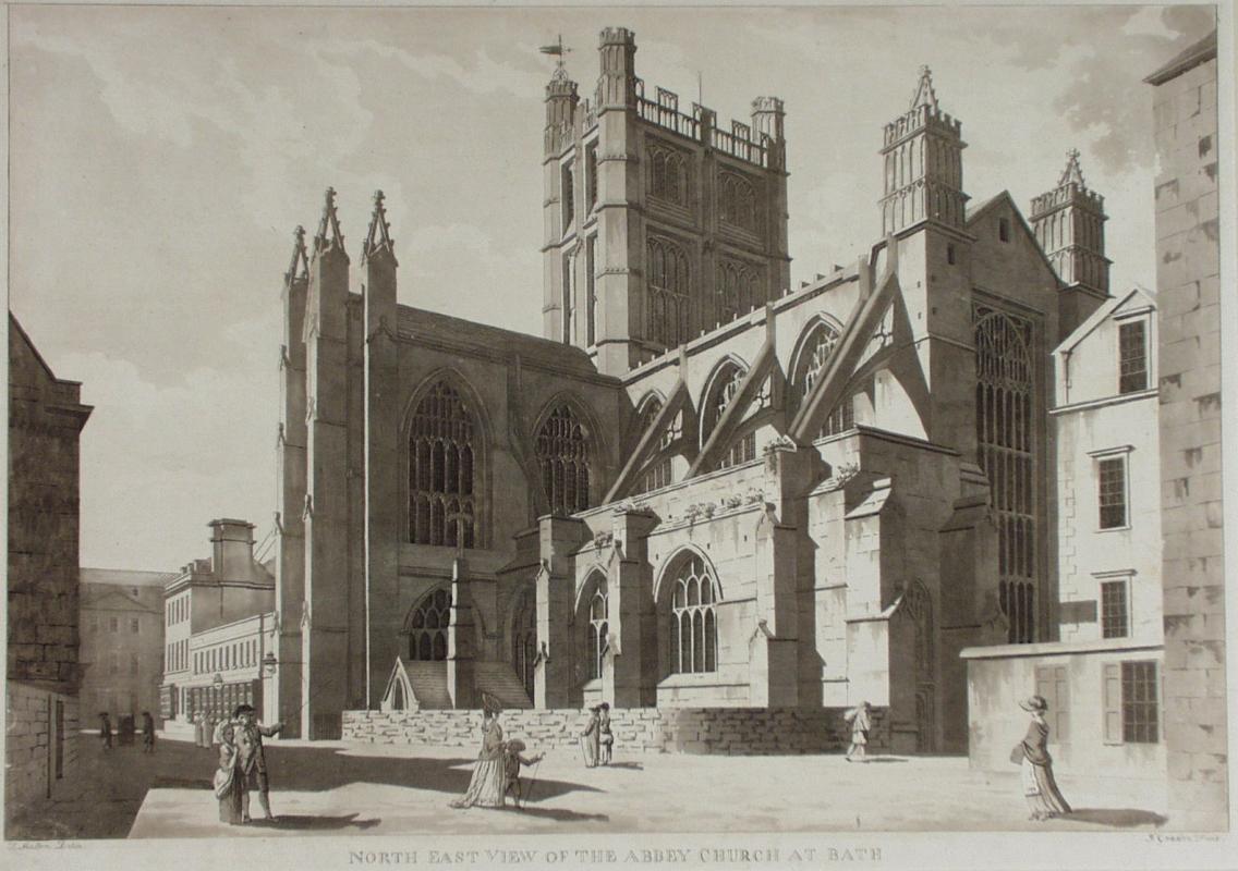 North East View of the Abbey Church by James Gandon