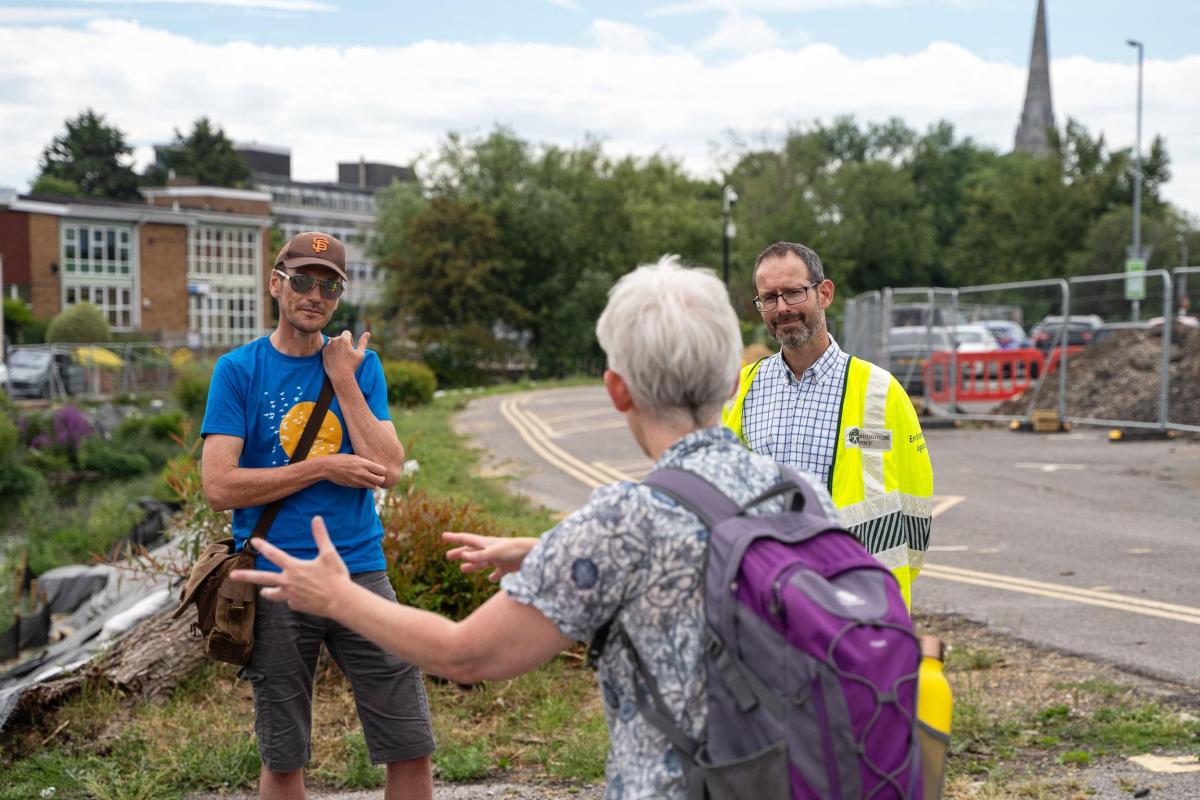 Heritage Inclusion Development Specialist, Leigh Chalmer, speaks to Geoarchaeologist David Norcott about the fish gathering session hosted with the Environment Agency for The Ripple Effect 