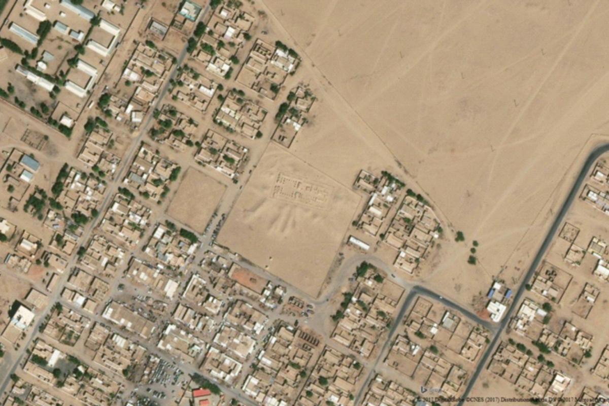 Google image of the Sanam Temple Project area