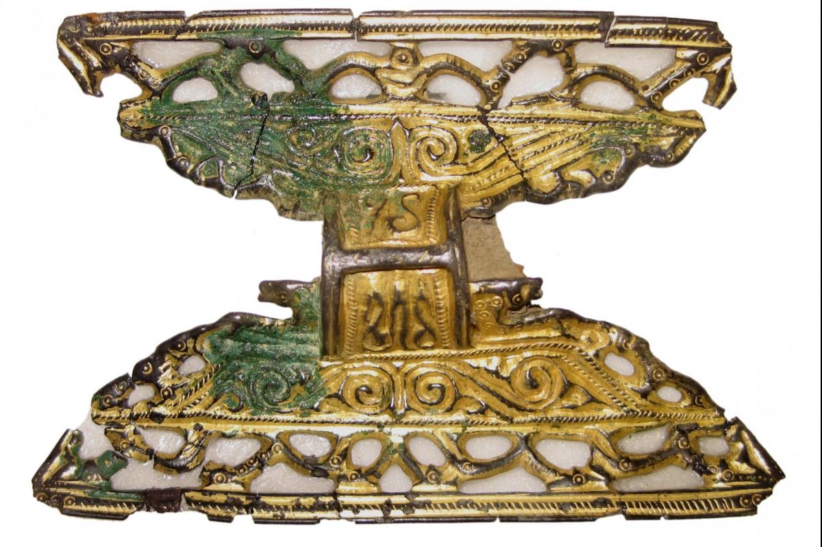 Brooch from West Langton after conservation