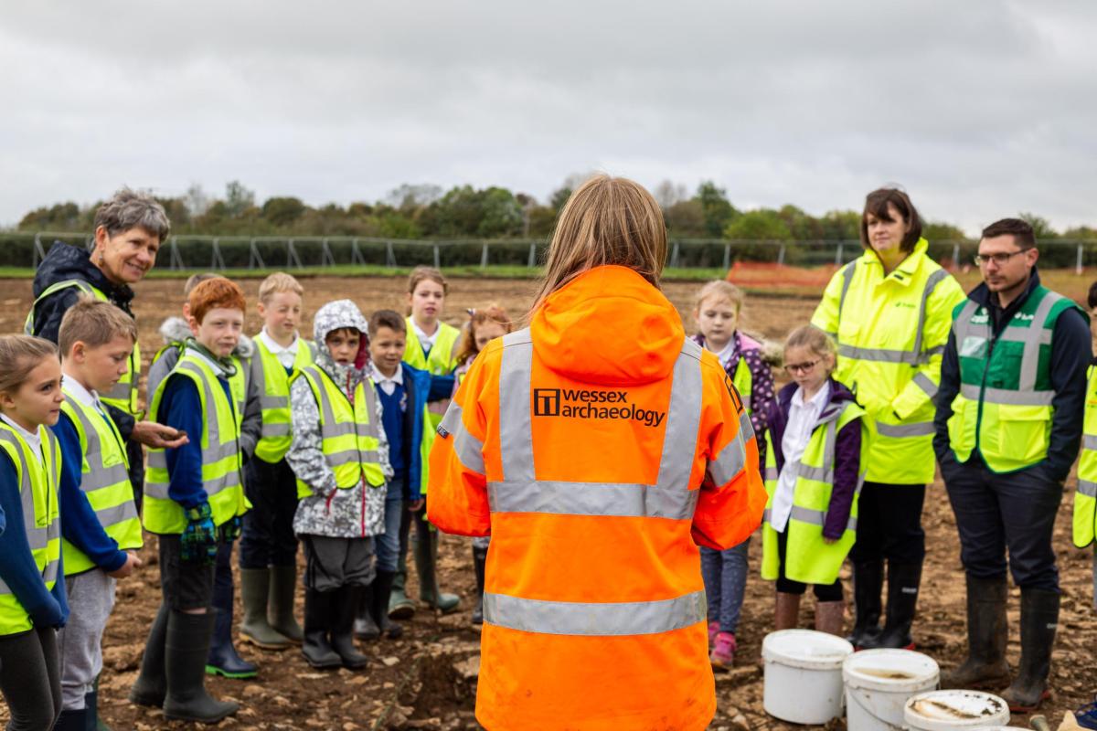 Community engagement on site 