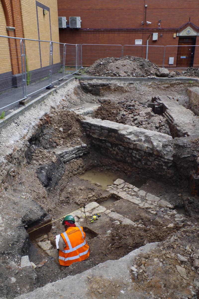 Recording the archaeology of the lost Hospital of St Katherine, Bristol
