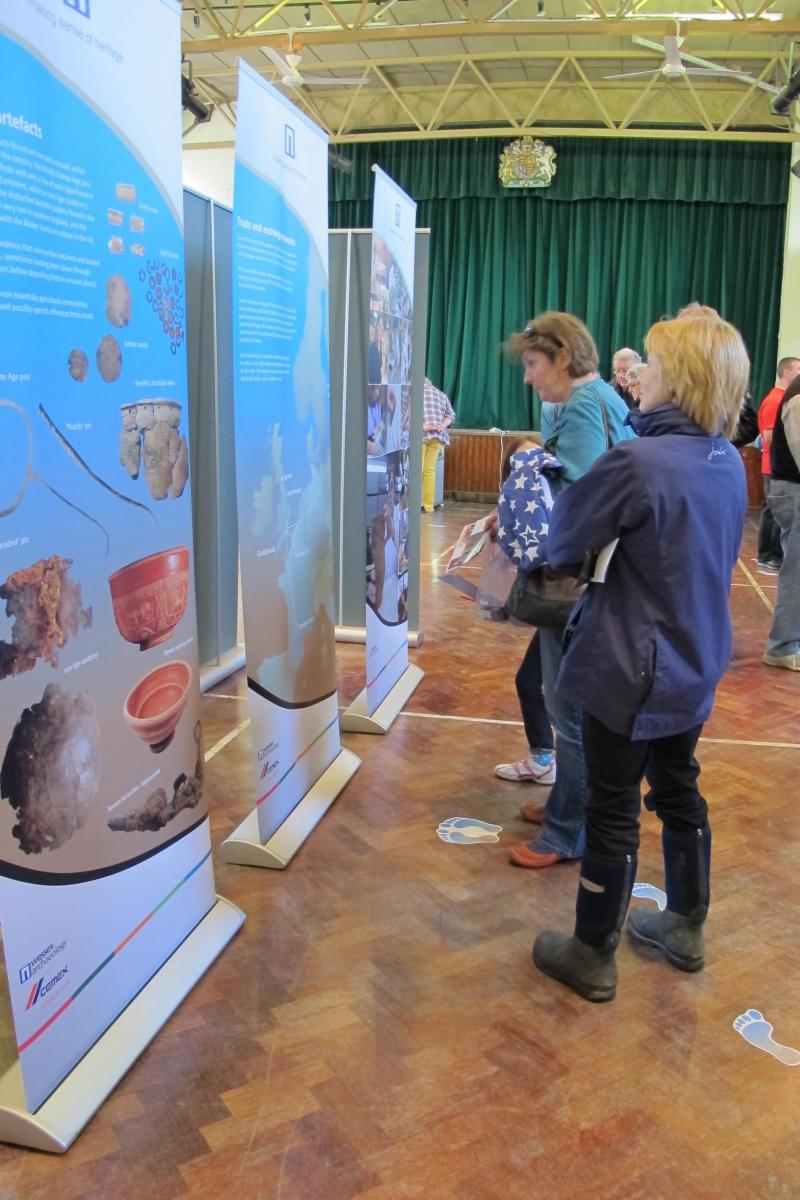 Events banners from Wessex Archaeology Heritage Interpretation