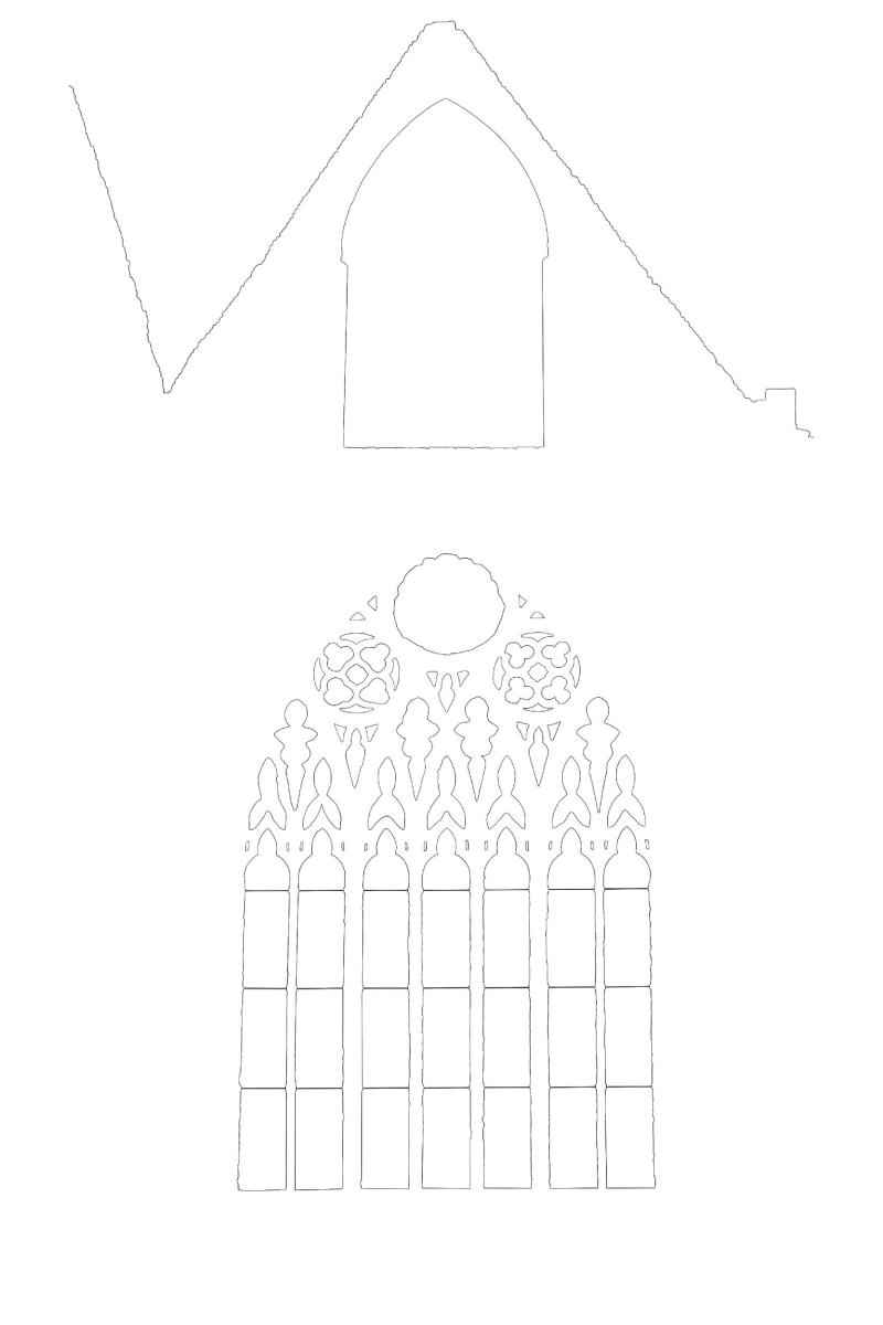 Tintern Abbey colouring sheet