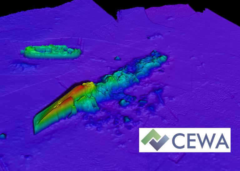 Multibeam image of shipwreck Wessex Archaeology heads to New York