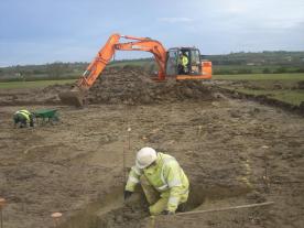 Excavating at Pylle