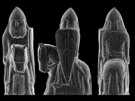 Images from the archaeological 3D model of the Lewis Chessman