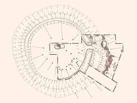 Plan of the excavation of the henge monument