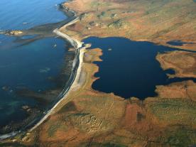 Loch Arnol Aerial photography survey during the Outer Hebrides Coastal Community Marine Archaeology Pilot Project